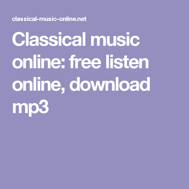 download classical music free online